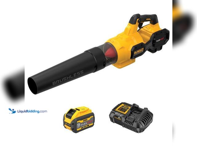 Lot 49-2024940 - DEWALT FLEXVOLT 60V MAX 125 MPH 600 CFM Brushless Cordless Battery Powered Blower Kit with (1) FLEXV...