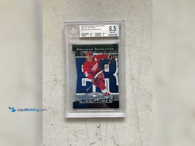 Lot 49-1830455 - COLLECTIBLE WOW GRADED CARD! 1997-98 DONRUSS PREFFERED LINE OF THE TIMES BRENDAN SHANAHAN /2500 BGS ...