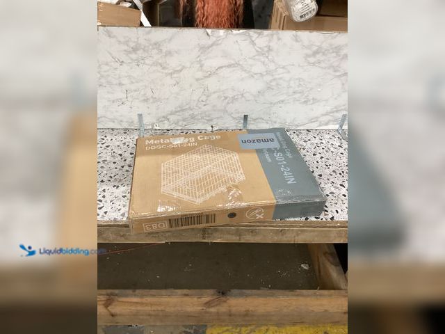 Lot 49-3531500 - JOINSUN Dog Crate, 24 Inch Medium Folding Metal Wire Pet Single Door Dog Cage with Divider Panel and...