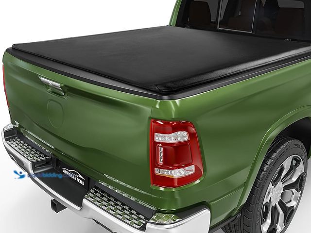 Lot 49-5410659 - Soft Roll Up Truck Bed Tonneau Cover Compatible with 2019-2024 2025 Dodge Ram 1500 （(Incl. Classic &...