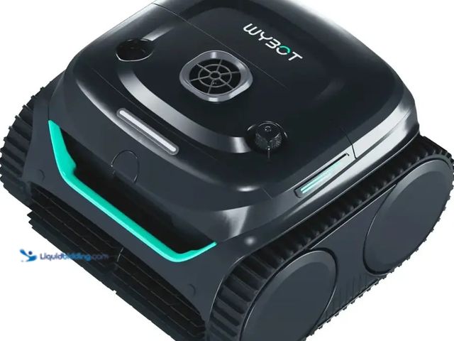 Lot 49-5435252 - Wybot - C2 Robotic Pool Cleaner - Black Used (no charger) (attacments included) (unable to test)