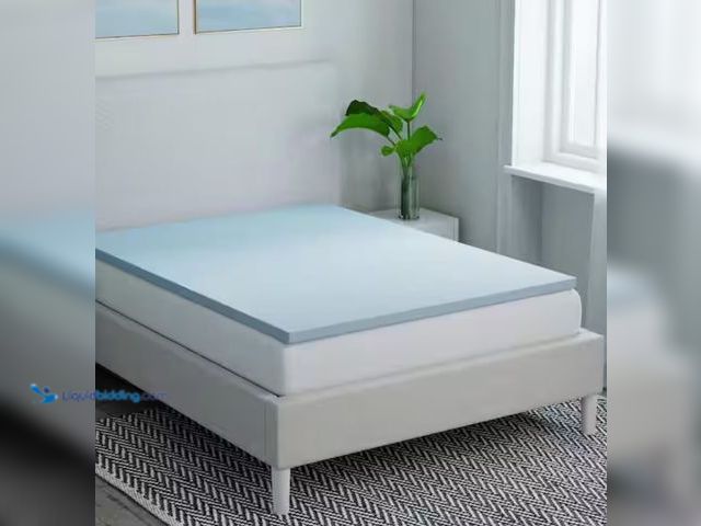 Lot 49-1623420 - Style Well 2 in. Gel Infused Memory Foam Twin Mattress Topper, Model # THD-MFVT-2T, New. (NOTE: Fact...