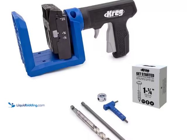 Lot 49-1574946 - Kreg Pocket-Hole Jig 520PRO, Versatile, adaptable jig for rock-solid pocket-hole joints, Model # KPH...