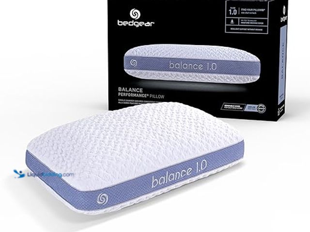 Lot 49-5461151 - Bedgear Balance 3.0 Cooling Pillow – Moisture-Wicking Performance Bed Pillow for Hot Sleepers, Mediu...