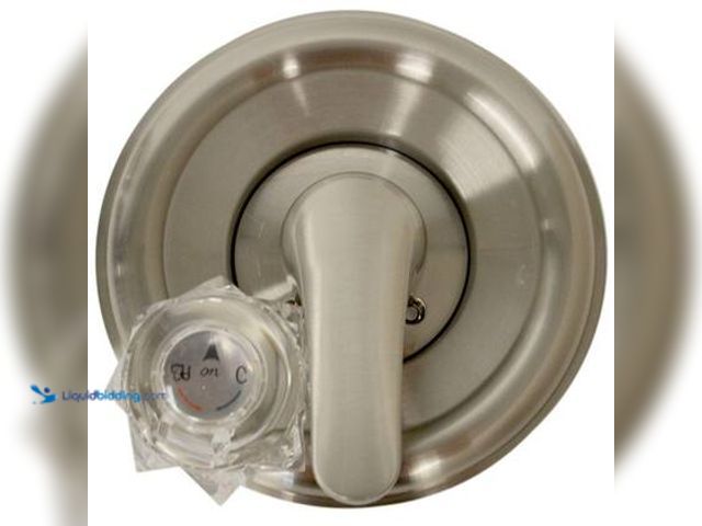 Lot 49-5559613 - DANCO 1-Handle Valve Trim Kit in Brushed Nickel for Delta Tub/Shower Faucets (Valve Not Included). U...