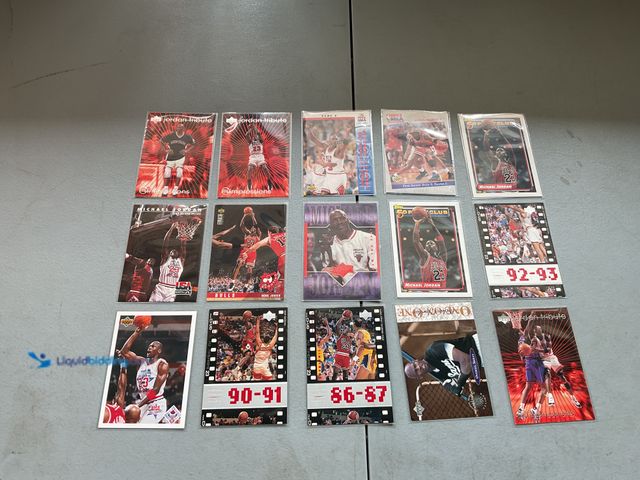 Lot 49-1977235 - Other AMAZING LOT OF 15 MICHAEL JORDAN CARDS FROM VARIOUS YEARS AND TYPES INCLUDING UPPER DECK, TOPP...