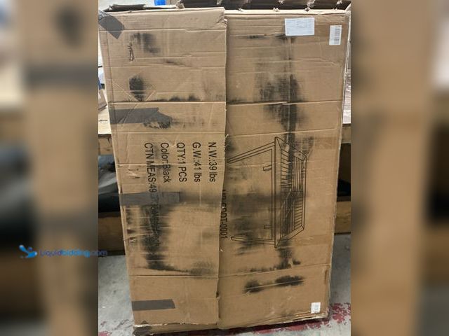 Lot 49-5554279 - Black Wooden Outdoor Table Folding 49" x 33" Model # MP-0DDT-0001 Unused