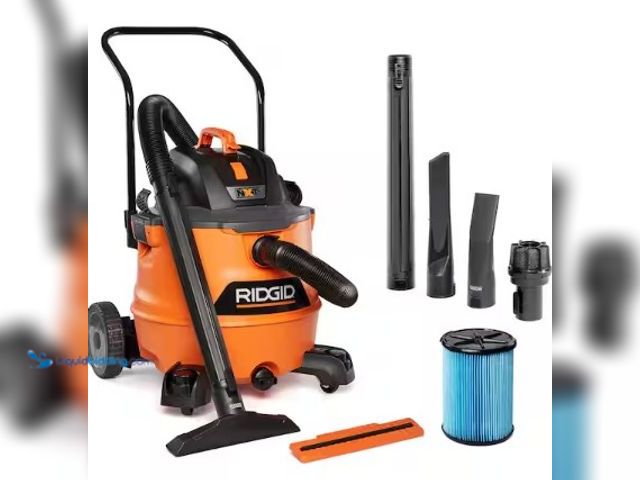 Lot 49-2025336 - RIDGID 16 Gal. 6.5 Peak HP NXT Shop Vacuum Wet Dry Vac with Cart, Fine Dust Filter, Hose and Accesso...