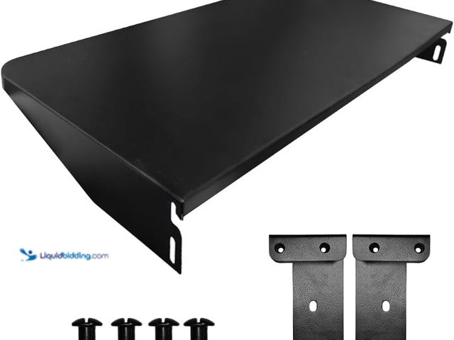Lot 49-5437427 - Grill Folding Front Shelf for Traeger Grill Accessories for Traeger Pellet Grills Folding Shelf (Bla...