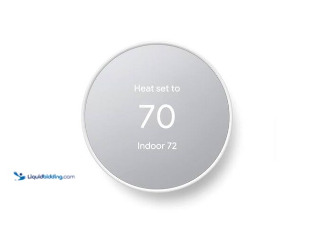 Lot 49-2024149 - Google Nest Thermostat - Smart Programmable Wi-Fi Thermostat - Snow. Model # GA01334-US. MSRP $130. ...