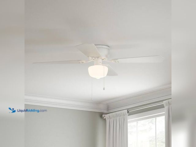Lot 49-3565029 - Hampton Bay
Littleton 42 in. LED Indoor White Ceiling Fan with Light Kit Unused