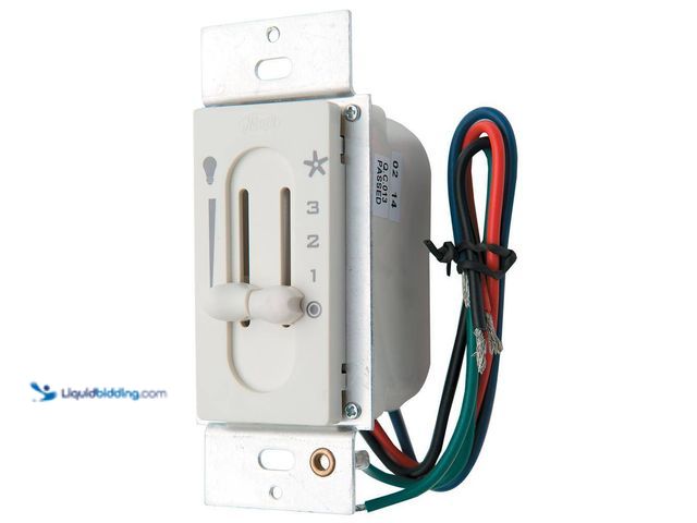 Lot 49-5538721 - Hunter
All-Fan 3-Speed Fan/Light Dual-Slide Ceiling Fan Switch Unused