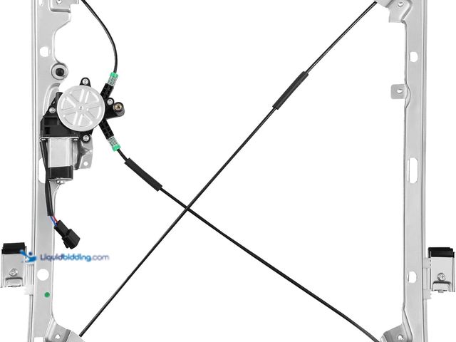 Lot 49-3566698 - Front Passenger Side Power Window Regulator with Motor (2 Pins) Fit for 2001-2006 Chevrolet Silverad...