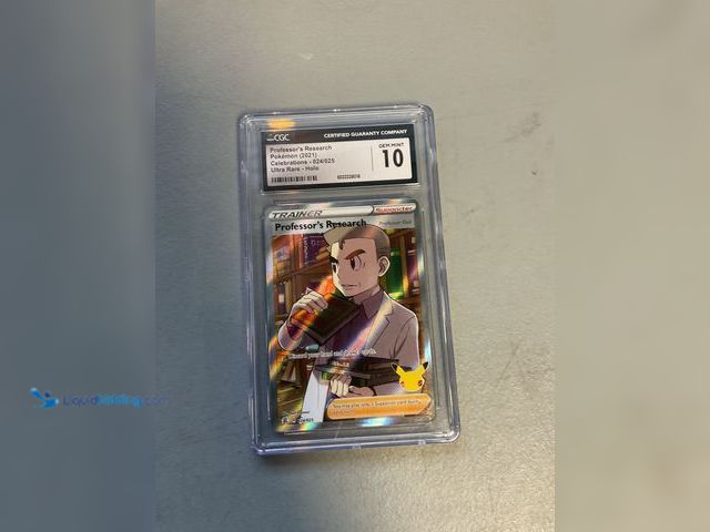 Lot 49-1830594 - COLLECTIBLE WOW! GRADED CARD 2021 POKEMON PROFESSORS RESEARCH CELEBRATIONS 024/025 CGC 10 GEM MINT A...
