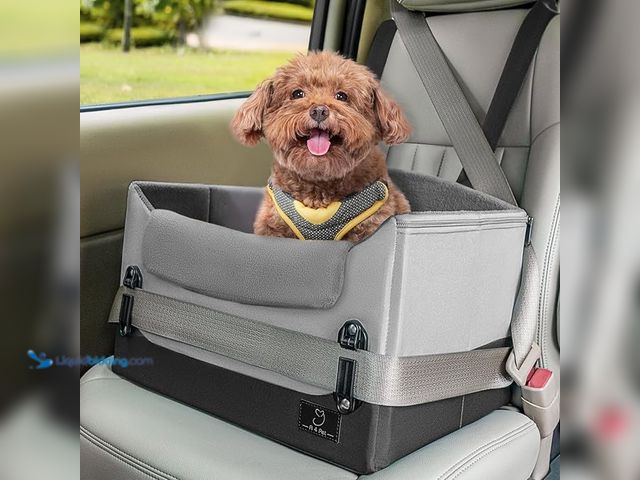 Lot 49-3433486 - A 4 Pet Dog Car Seats for Small Dogs Under 25lbs – Safety Travel Booster Seat with Patent Buckles, A...