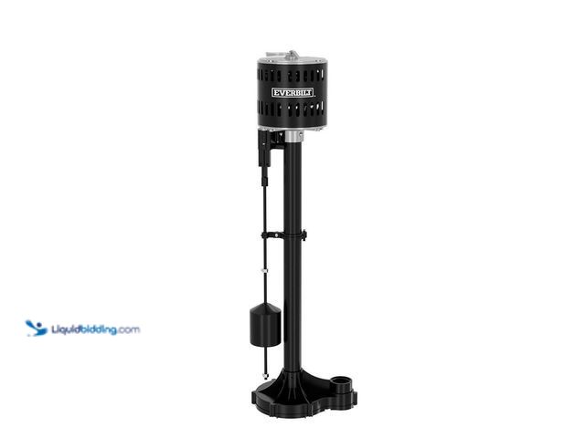 Lot 49-5410330 - Everbilt 1/3 HP Plastic Pedestal Sump Pump. [Model # SPL03303] Used
