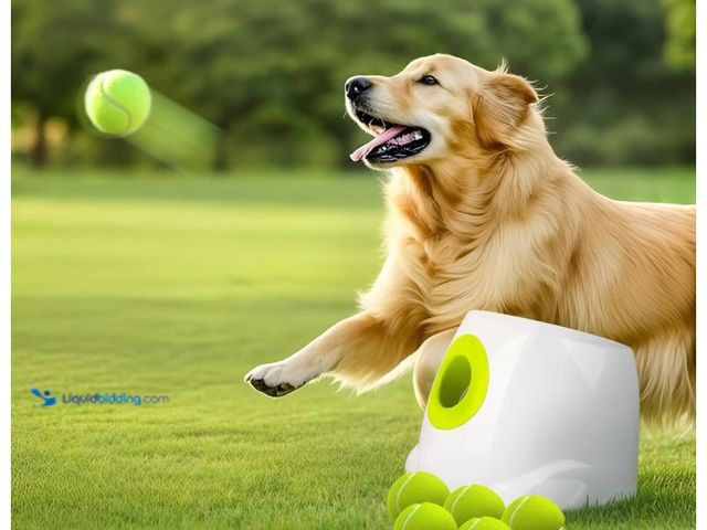 Lot 49-1575683 - ALL FOR PAWS Automatic Ball Launcher for Dogs Interactive Puppy Pet Ball Outdoor Thrower Fetch Machi...