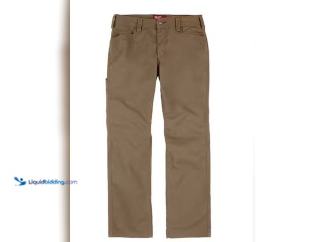 Lot 49-2026070 - Milwaukee Men's 32 in. x 30 in. Khaki Cotton/Polyester Work Pants with 7 Pockets, Model # M650K-3230...