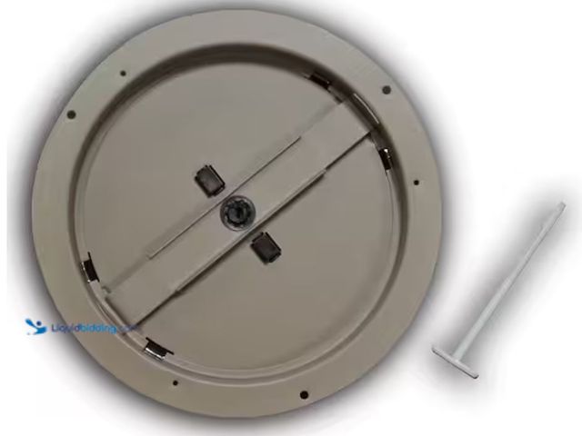 Lot 49-3614477 - Lot of (2) Everbilt 6 in. Steel Round Diffuser Damper in Brown, Model # E80106, Unused.  Ref#PA0717