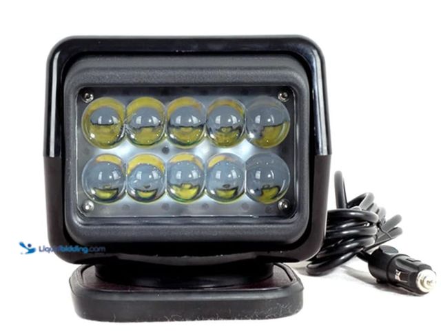 Lot 49-3465086 - 50W LED Spotlight LED Search Light 360 Degree LED Rotating Remote Control Work Light with Magnetic B...