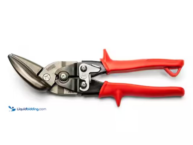 Lot 49-2000280 - Lot of (2) Crescent Wiss 9-1/4 in. Offset Straight and Left Cut Aviation Snips, Model # M6R, Unused....