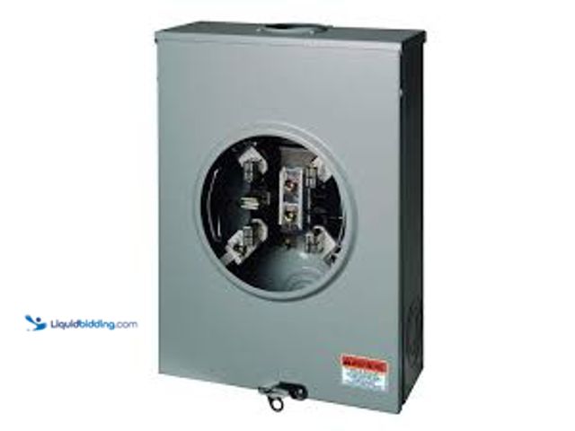 Lot 49-5448894 - Square D 200 Amp Ringless-Horn Bypass Overhead or Underground Meter Socket. Model # UHTRS213B. Unuse...