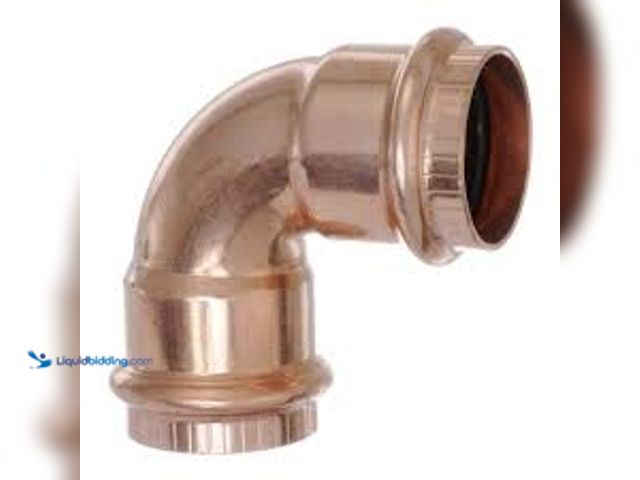Lot 49-5407231 - Viega ProPress 1-1/2 in. Press Copper 90° Elbow. Model # 77037 Unused