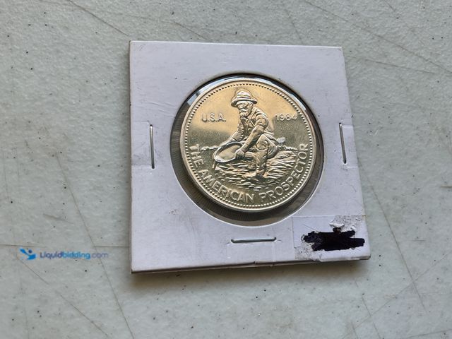 Lot 49-1804269 - AMERICAN PROSPECTOR ENGELHARD ONE TROY OUNCE .999 FINE SILVER COIN