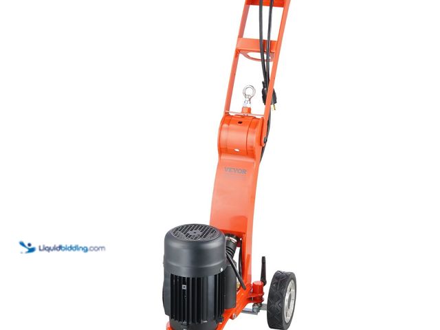 Lot 49-1598724 - VEVOR Electric Concrete Floor Grinder 7 in. Walk-Behind Grinder 1.7HP Regulator Concrete Floor Polis...