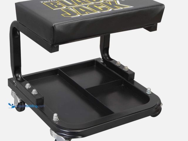Lot 49-5574155 - Tr6100w Blackjack Rolling Creeper Garage/shop Seat Padded Mechanic Stool With T. Unused