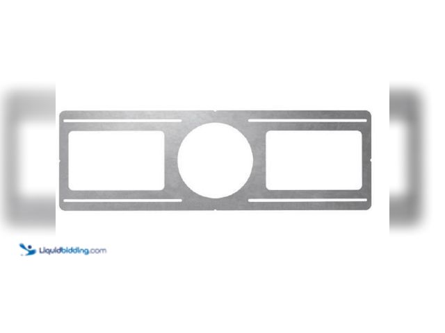 Lot 49-5410402 - Lot of 2. Commercial Electric 6 in. New Construction Mounting Plate for Slim Recessed Lights. [Model...