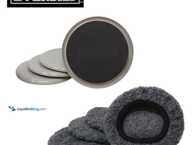 Lot 49-5538878 - QTY 3 - Everbilt
4-3/4 in. Round Plastic Furniture Sliders and Socks for Hard and Carpeted Floor Pr...