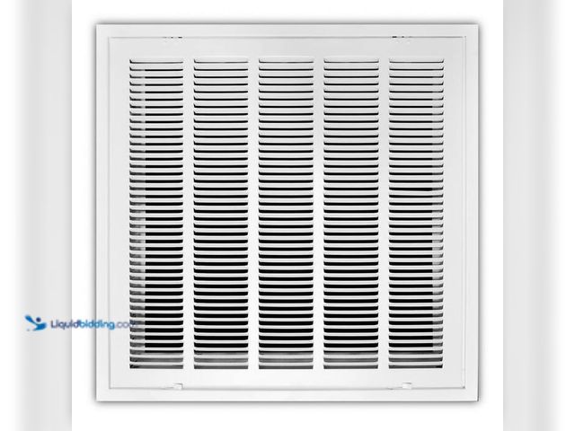 Lot 49-1517264 - Everbilt 24 in. x 24 in. Steel Commercial T-Bar Return Air Filter Grille in White. Model# E4011FG2. ...