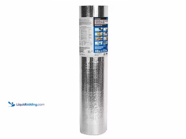 Lot 49-1565932 - Everbilt 48 in. x 125 ft. Double Reflective Insulation Radiant Barrier, Model # 48X125DBLRFL, Unused...