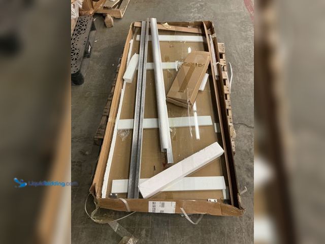 Lot 49-5463145 - 32x70 Glass Shower Door (missing some hardware)