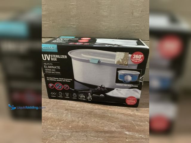 Lot 49-5484623 - NuvoMed Sterilizing Box, White (UVB60892) New