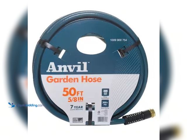 Lot 49-1577438 - Anvil 5/8 in. x 50 ft. Medium-Duty Garden Hose, Model # CHDANT58050, Unused.