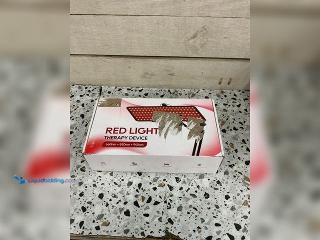 Lot 49-5489213 - Red light therapy device. 660nm+850nm+940nm. Unused with hardware. Unable to test.