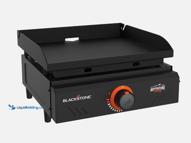 Lot 49-5551918 - Blackstone Adventure Ready Portable Propane Griddle, Single Burner, 17 in, Unused
