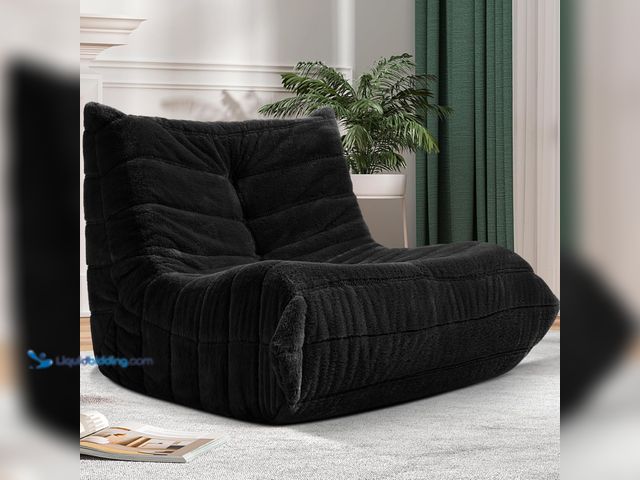 Lot 49-5447971 - Bean Bag Chair Big Sofa Beanbag Chair for Adults Fireside Chair Bean Bag Lounger with Memory Foam Fi...