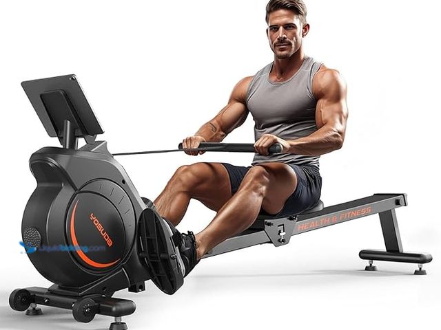 Lot 49-3465261 - YOSUDA Magnetic/Water Rowing Machine for Home - Rower Machine Use with Bluetooth, App Supported, Row...