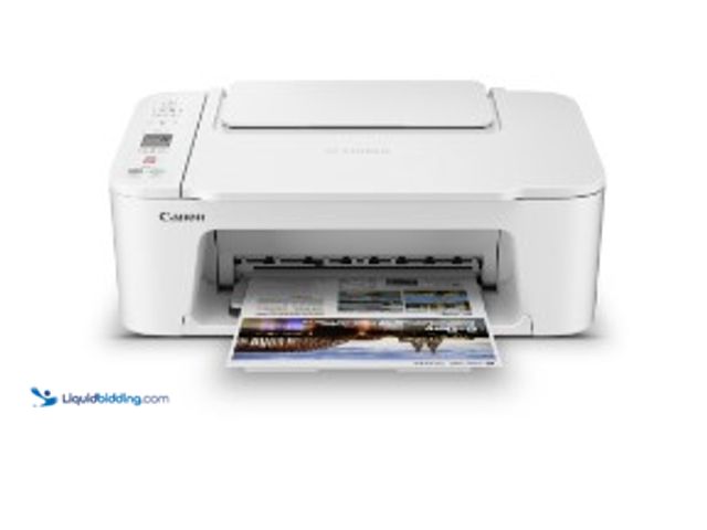 Lot 49-1625747 - Canon PIXMA TS3722 Wireless All-In-One Inkjet Printer for Home Office, Model #
6671C052, Unused, Ha...