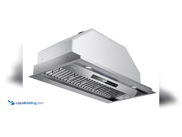 Lot 49-5551445 - Vevor Over The Stove Range Hood, Unused with attachments and scuffs