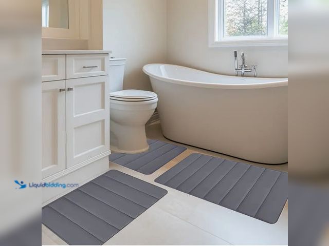 Lot 49-1800250 - 3PC Bath Mat Set. Memory foam.