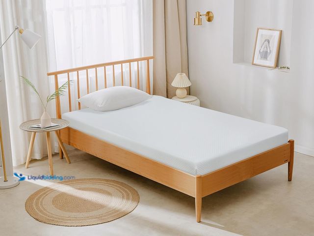 Lot 49-3531706 - Green Tea Cooling Gel Memory Foam Mattress, Twin Size Mattress with Cover for a Cool Sleep & Pressur...