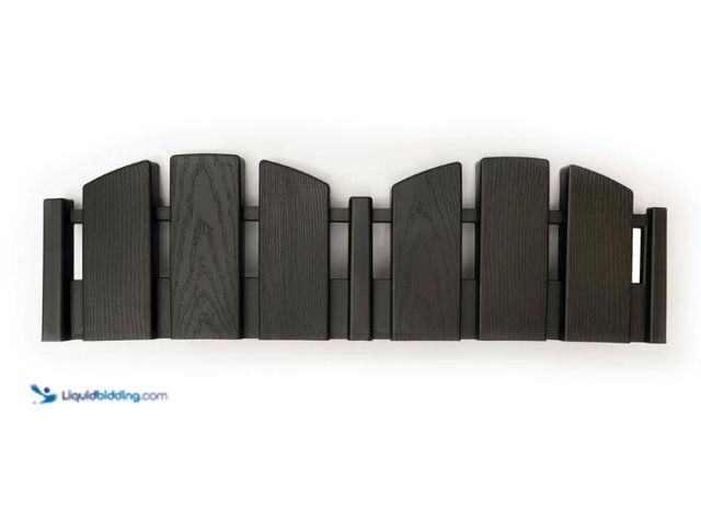 Lot 49-5552154 - QTY 2 - Vigoro
10 ft. L x 4.5 H Black Decorative Adirondack No-Dig Plastic Landscape Edging Kit. Mo...