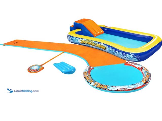 Lot 49-1625823 - Banzai Aqua Drench 3-in-1 Splash Park for Outdoor Summer Fun Ages 3+, Model # 16962862236, Slightly ...