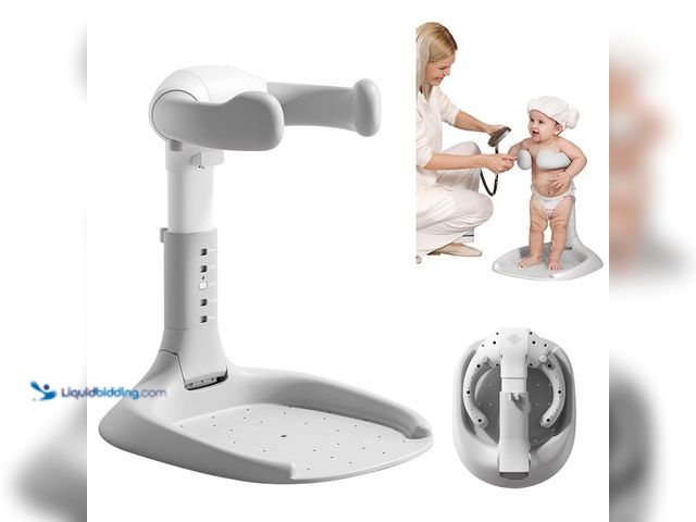 Lot 49-5414255 - Baby Shower Stand, Baby Bath Support, Shower Standing Support with Adjustable Height and Armrest, Ba...