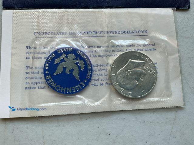 Lot 49-1804207 - 1971 EISENHOWER UNCIRCULATED SILVER DOLLAR