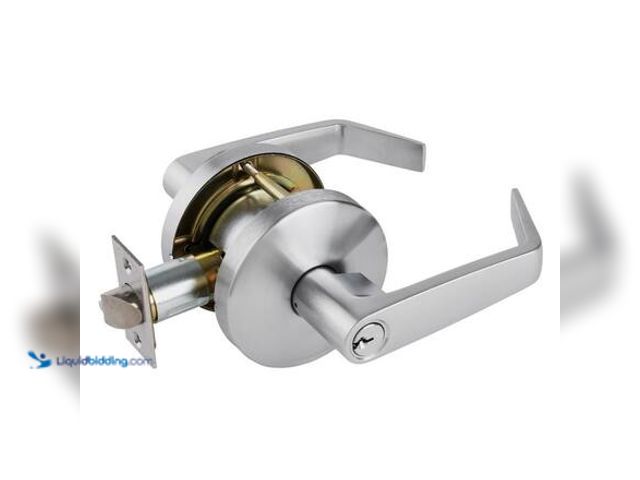 Lot 49-3565337 - Universal Hardware Heavy Duty Commercial Storeroom Lever Cylindrical Chassis ADA UL 3-Hour Fire ANSI...